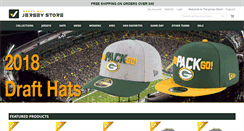 Desktop Screenshot of greenbayjerseystore.com